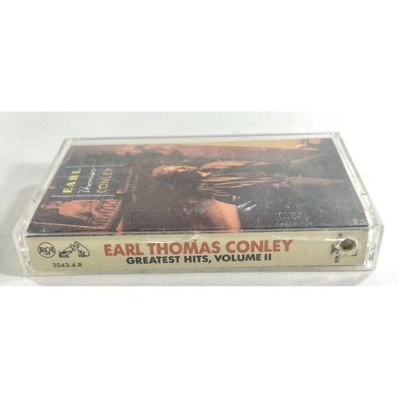 Greatest Hits Earl Thomas Conley Volume 2 Vintage 1990 RCA Records Cassette Tape - Picture 3 of 7